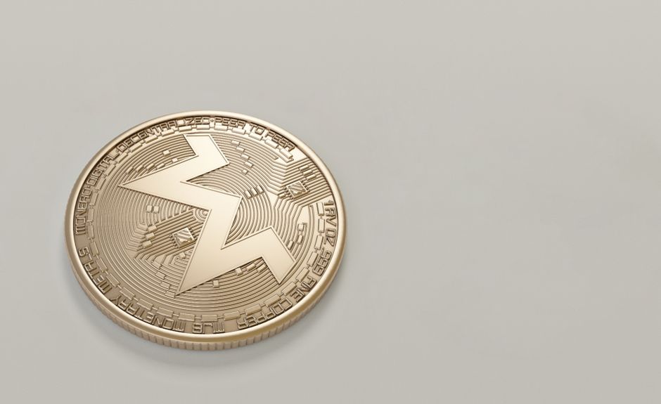 Логотип криптовалюти Nillion на фоні блокчейн-технологій
