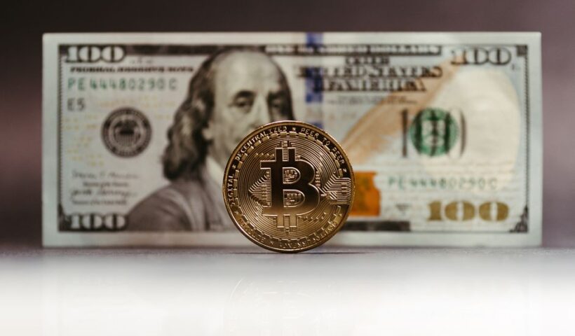 Ілюстрація агентного штучного інтелекту з криптовалютними символами