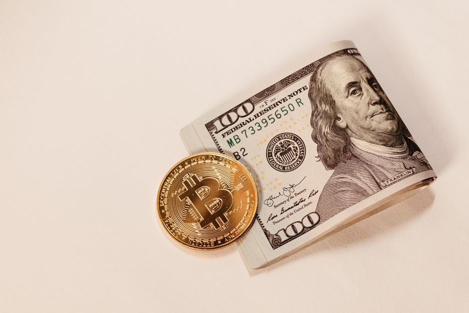 Графічне зображення Bitcoin та концепції інфляції
