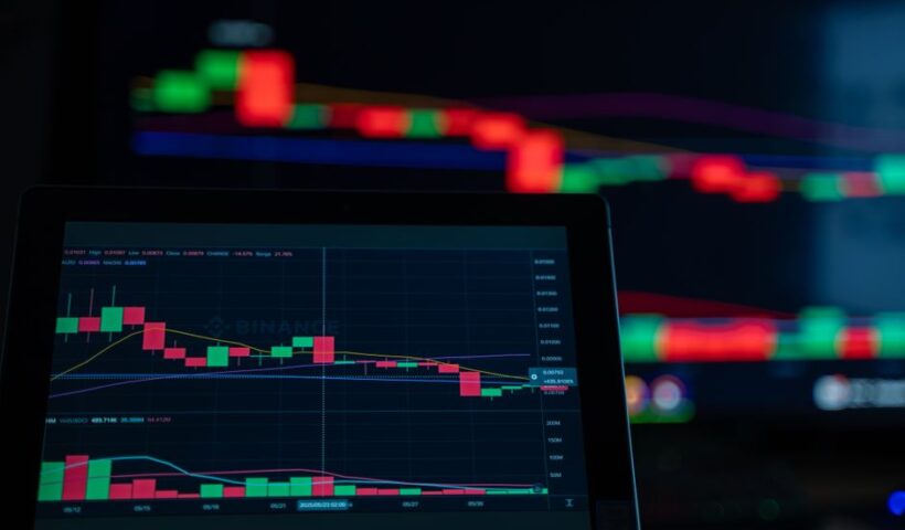 Графік падіння ціни Bitcoin на тлі зростання цін на нафту через конфлікт між США та Іраном