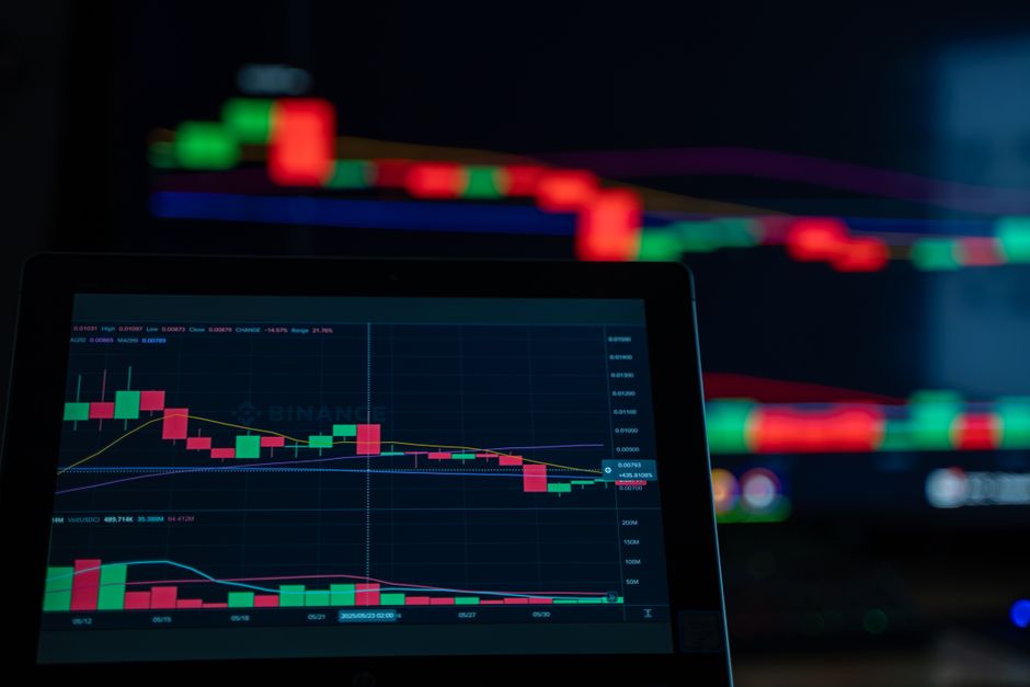 Графік падіння ціни Bitcoin на тлі зростання цін на нафту через конфлікт між США та Іраном