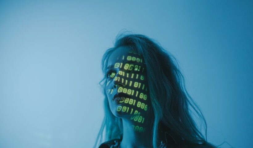Ілюстрація штучного інтелекту, що захищає дані від кібератак