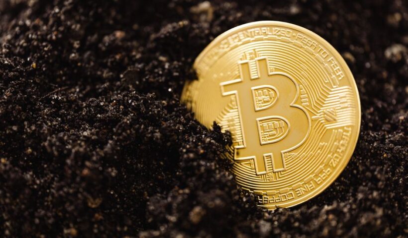 Ілюстрація майнінгу Bitcoin і форку BIP-110
