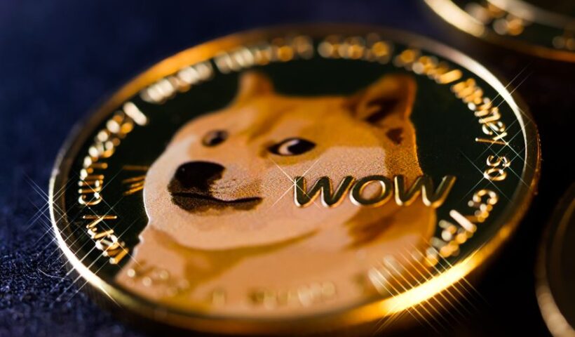 Логотип криптовалюти Koma Inu з собачою тематикою
