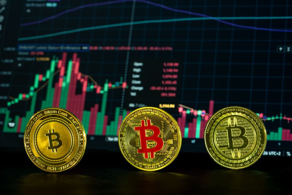 Ілюстрація токенізованих акцій на блокчейні та торгових платформ